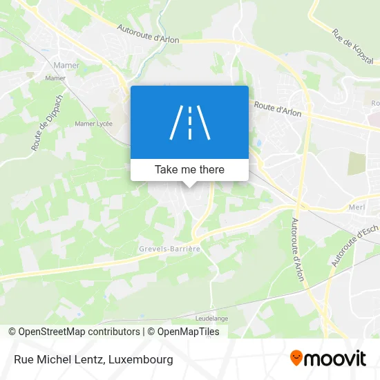 Rue Michel Lentz map