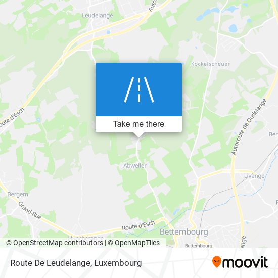 Route De Leudelange map