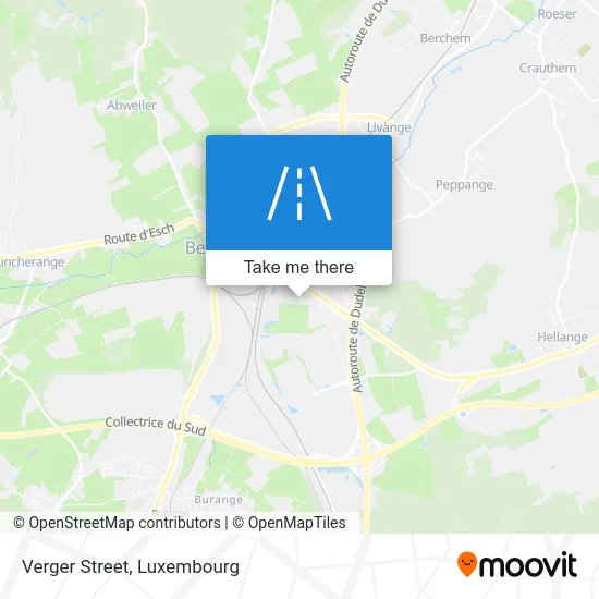 Rue Du Verger map