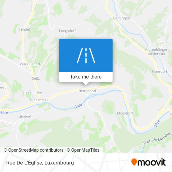 Rue De L'Église map