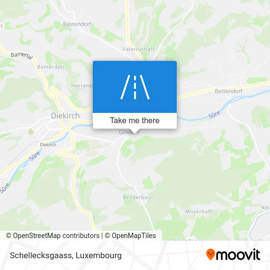 Schellecksgaass map