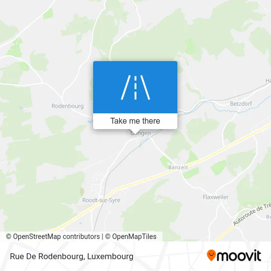 Rue De Rodenbourg map