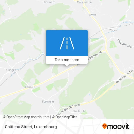 Rue Du Château Karte