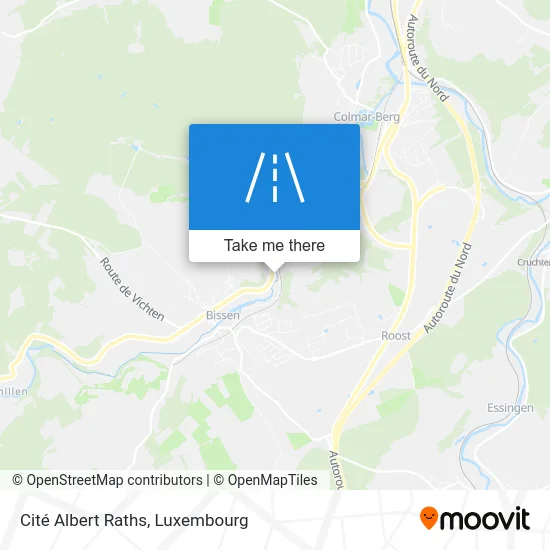 Cité Albert Raths map