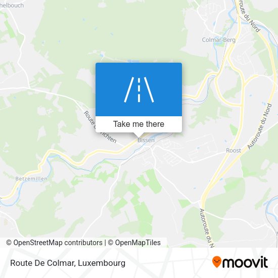 Route De Colmar map