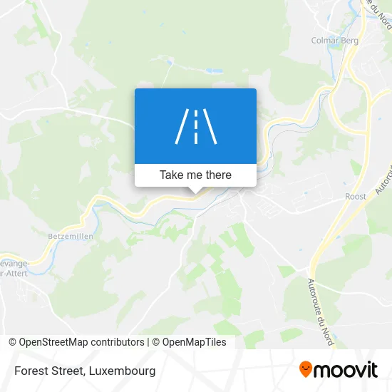 Rue De La Forêt map