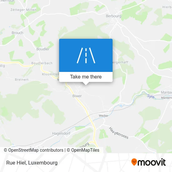 Rue Hiel map