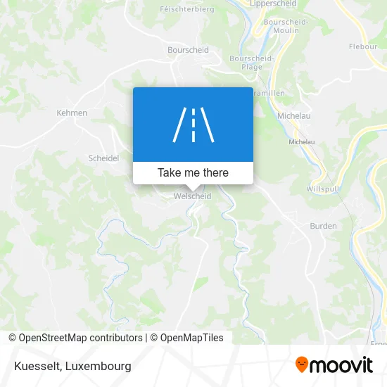 Kuesselt map