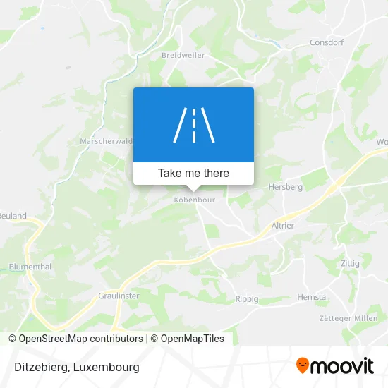 Ditzebierg map