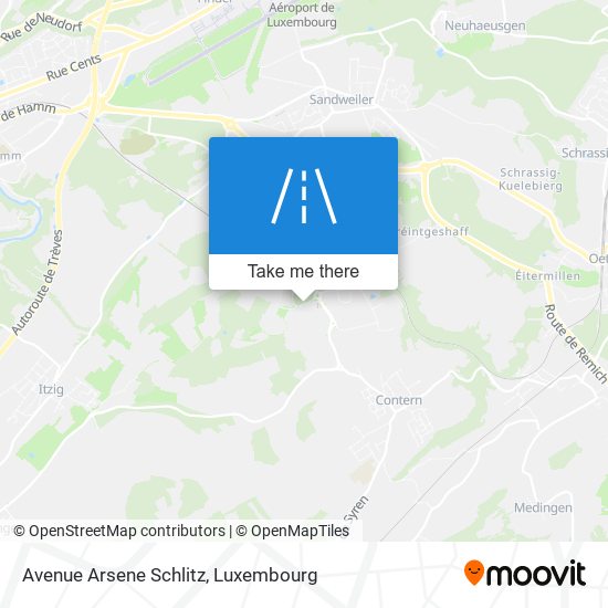 Avenue Arsene Schlitz map