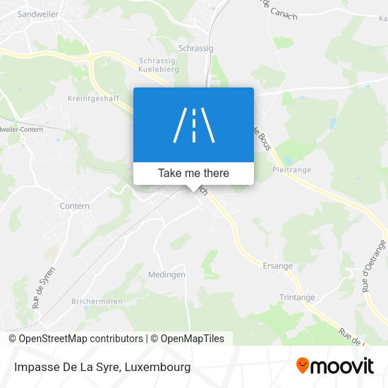 Impasse De La Syre map