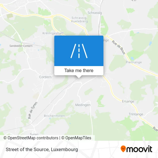 Rue De La Source map