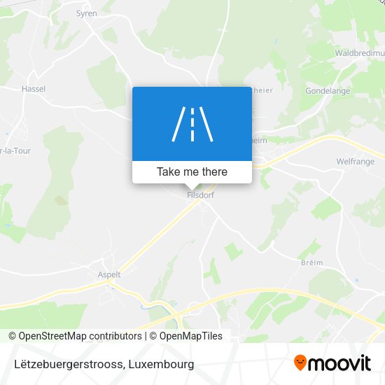 Lëtzebuergerstrooss map