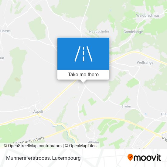 Munnereferstrooss map
