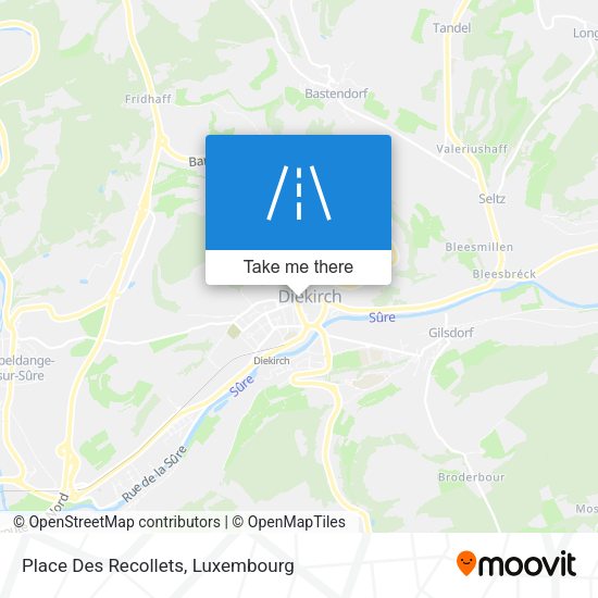 Place Des Recollets map