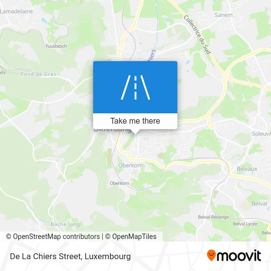 Rue De La Chiers Karte