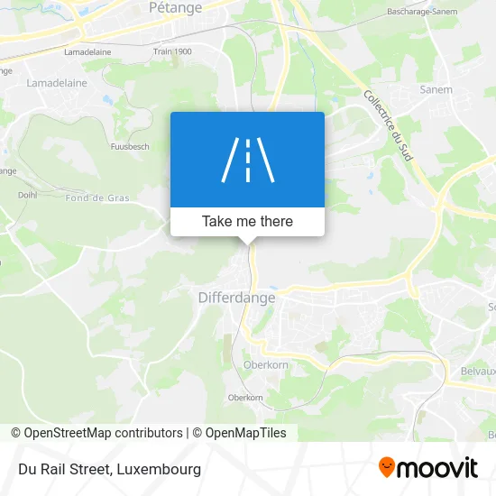 Rue Du Rail Karte