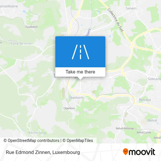 Rue Edmond Zinnen map