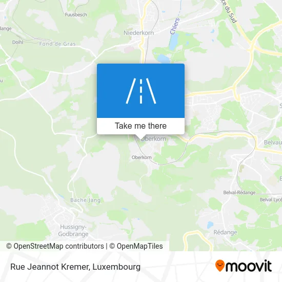 Rue Jeannot Kremer map