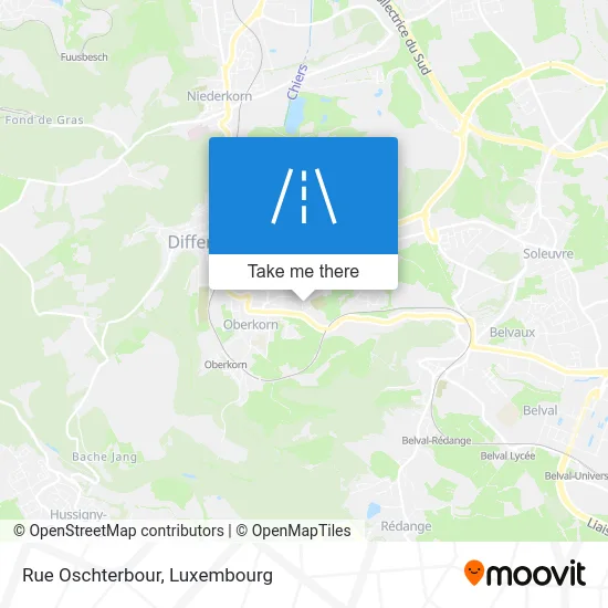 Rue Oschterbour map