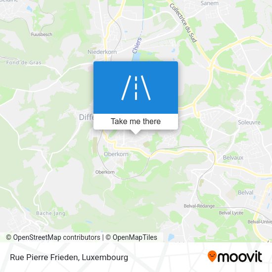 Rue Pierre Frieden map