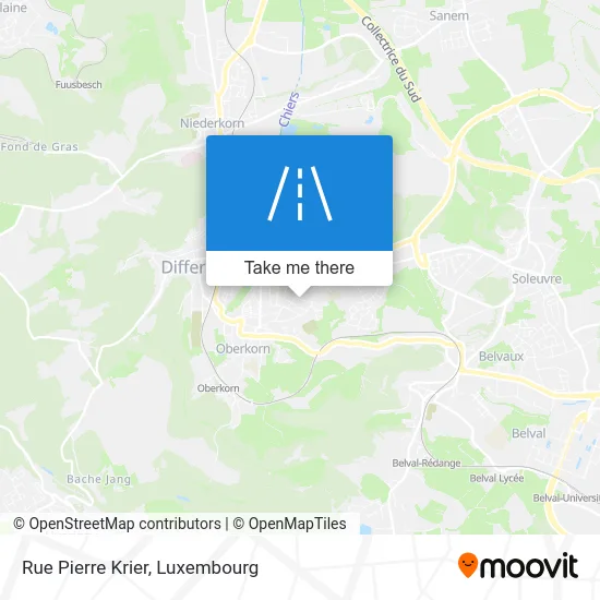 Rue Pierre Krier map