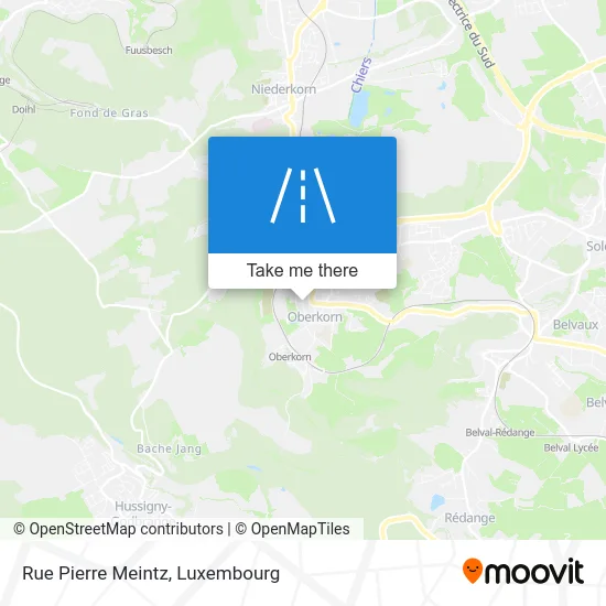 Rue Pierre Meintz map