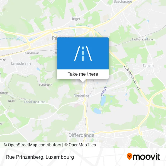 Rue Prinzenberg Karte