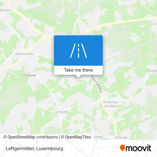 Leftgermillen map