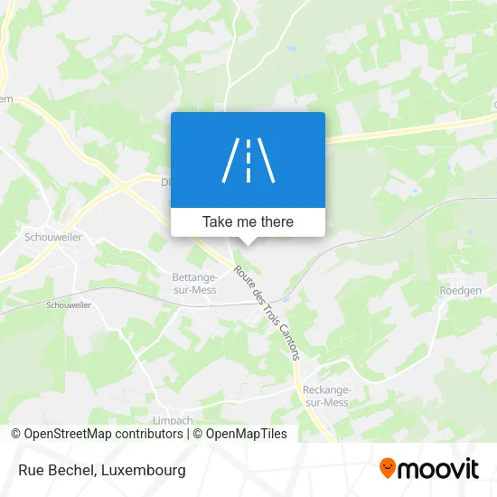 Rue Bechel map