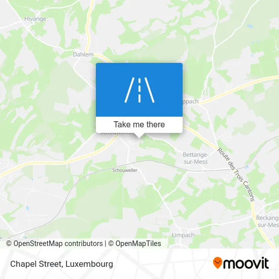 Rue De La Chapelle Karte