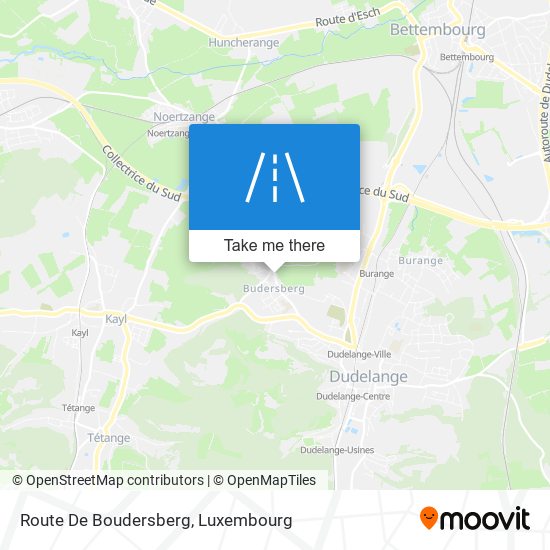 Route De Boudersberg map