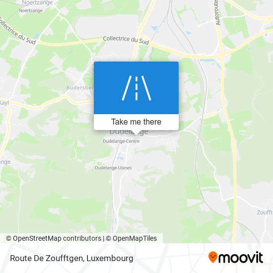 Route De Zoufftgen map