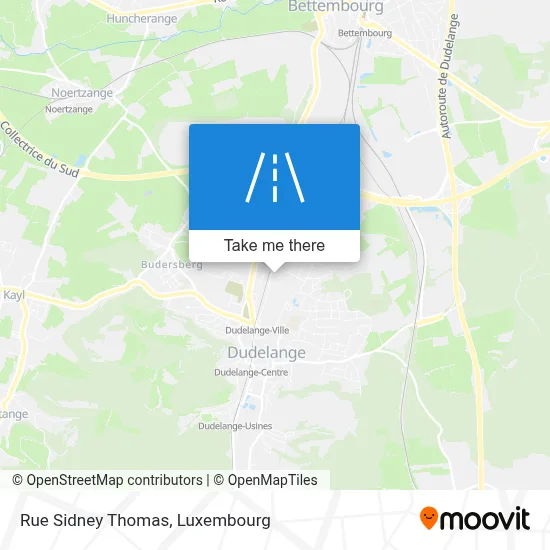 Rue Sidney Thomas map