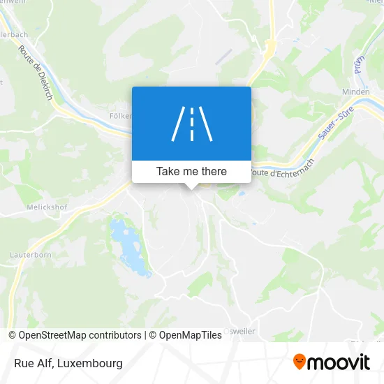 Rue Alf map