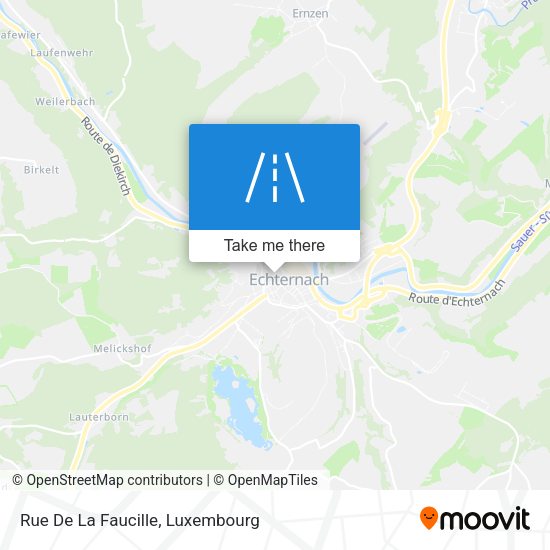 Rue De La Faucille map
