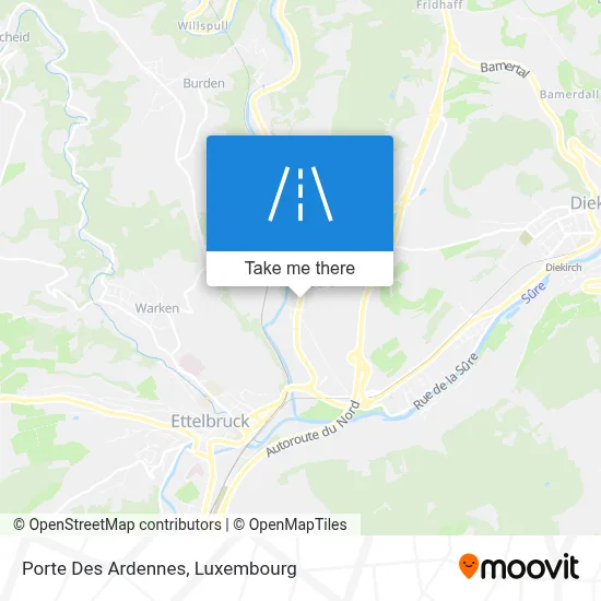 Porte Des Ardennes map