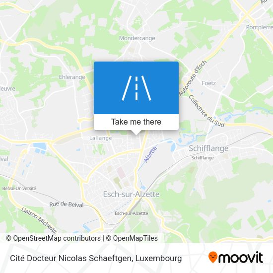 Cité Docteur Nicolas Schaeftgen map