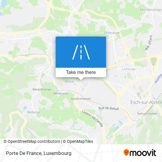 Porte De France map