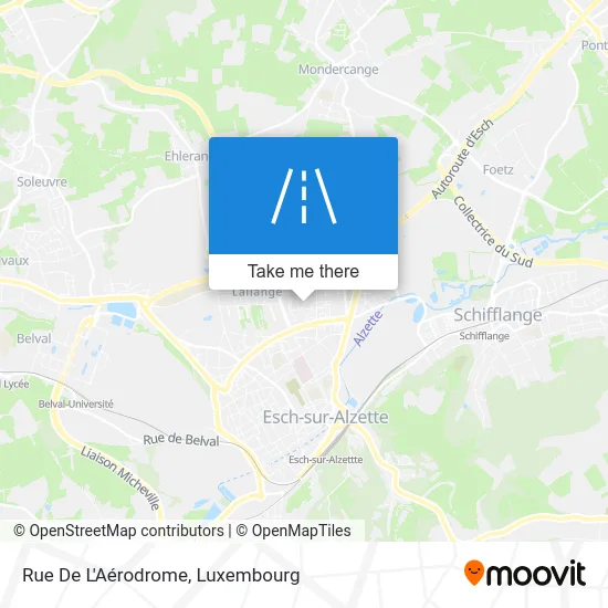 Rue De L'Aérodrome map