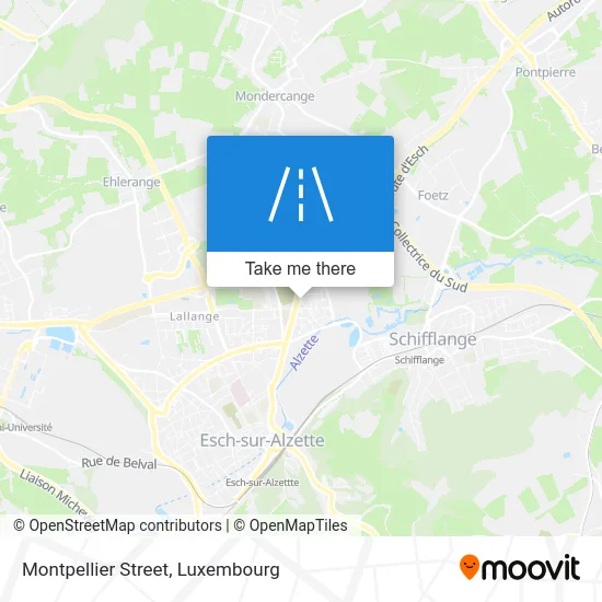 Rue De Montpellier map