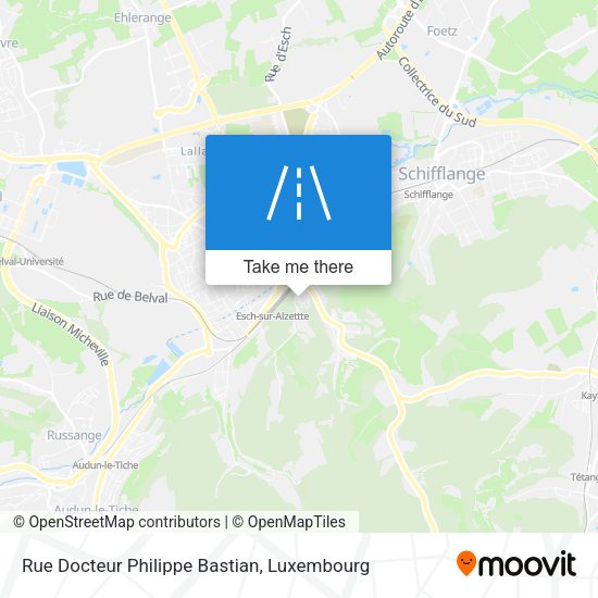 Rue Docteur Philippe Bastian map