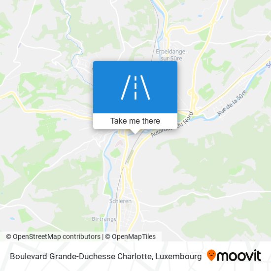 Boulevard Grande-Duchesse Charlotte map