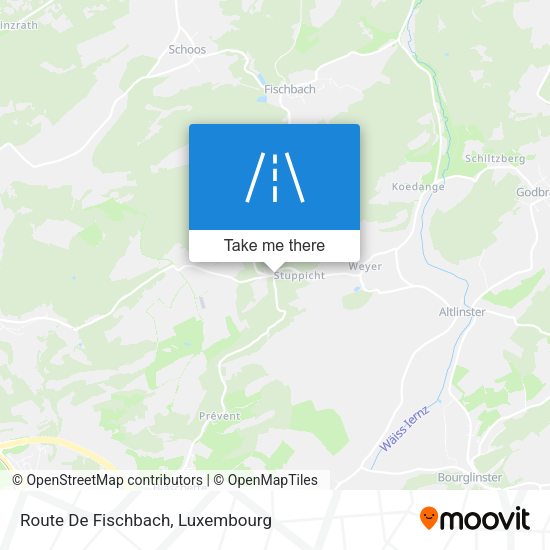 Route De Fischbach map