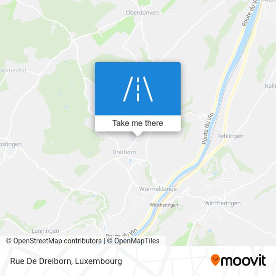 Rue De Dreiborn map