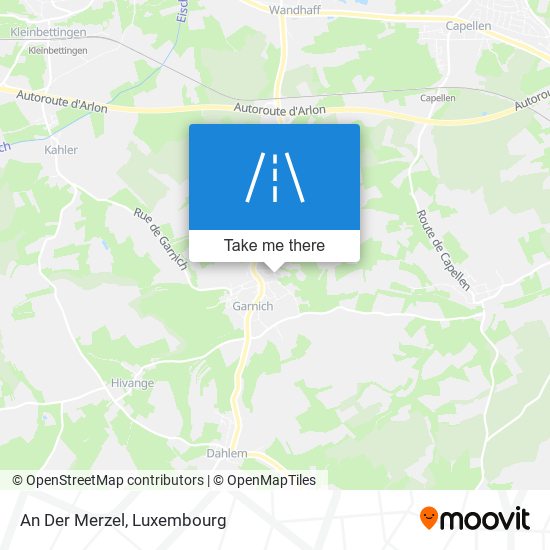 An Der Merzel map