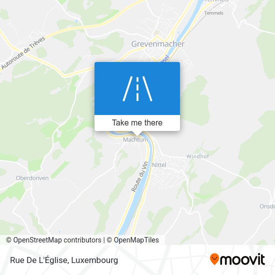 Rue De L'Église map