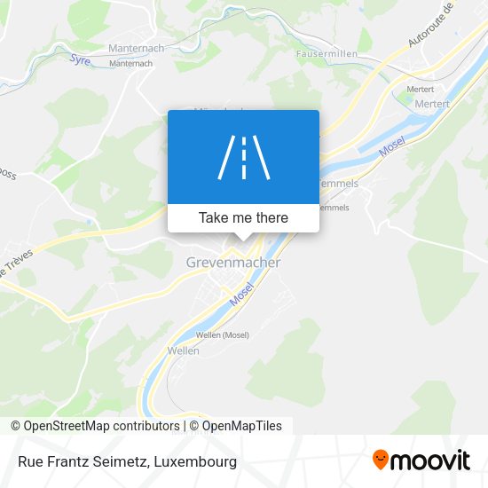 Rue Frantz Seimetz map