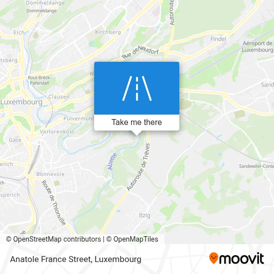 Rue Anatole France map