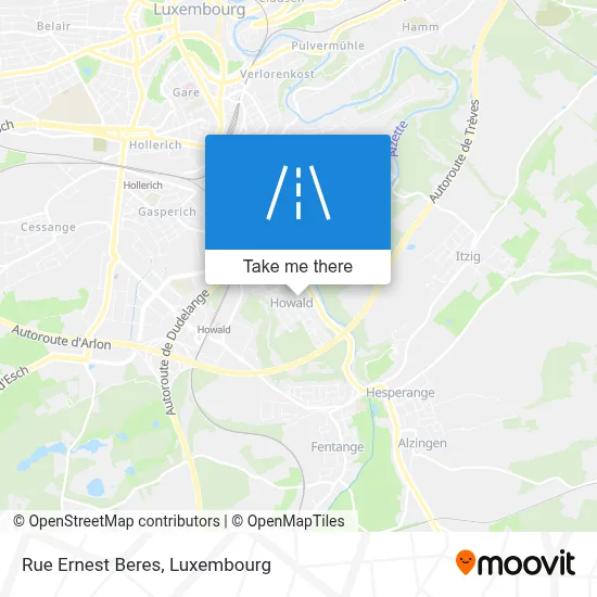 Rue Ernest Beres map